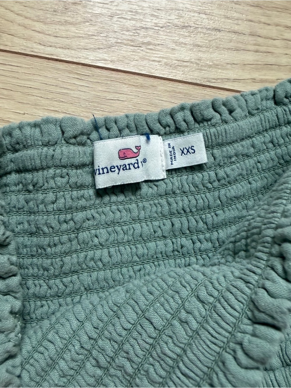 Vineyard Vines Gauze Mini Skirt in Sage Size XXS - Picture 3 of 6